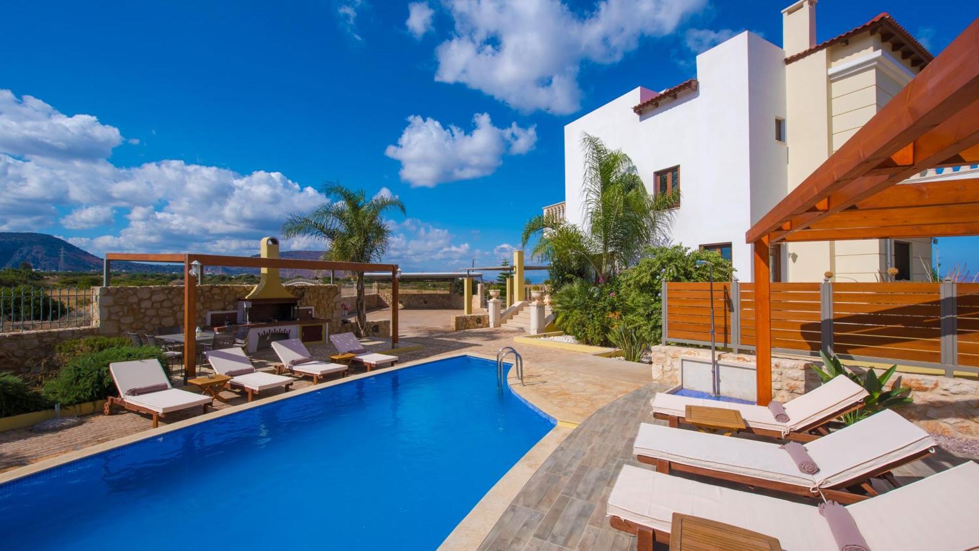 Sunshine Villa With Private Pool By Estia แอร์ซอนิสซอส ภายนอก รูปภาพ