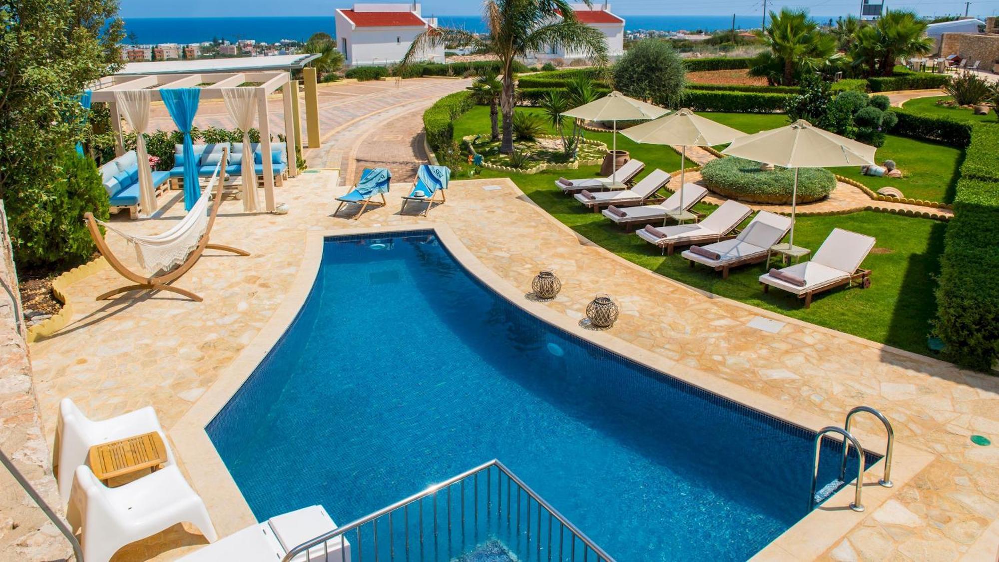 Sunshine Villa With Private Pool By Estia แอร์ซอนิสซอส ภายนอก รูปภาพ